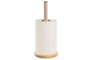 DKD Home Decor Chinalight 2025 Portarrollos Basicos Bambu Metal Beige Natural 15 x 34 x 15 cm (4 Unidades)