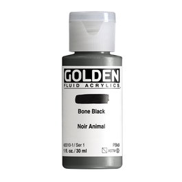 Golden Fluid Colores Acrílicos Negro De Hueso 30 ml