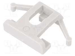 BOPLA Agarre de Poliamida para Carril DIN TS35, Gris