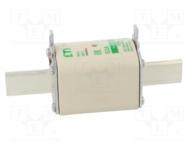 ETI POLAM Fusible NH1 de Cartucho Cerámico 63A 690VAC aM