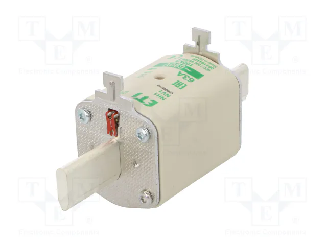 ETI POLAM Fusible NH1 de Cartucho Cerámico 63A 690VAC aM