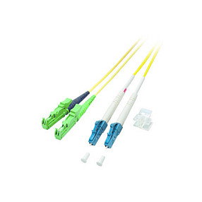 EFB Elektronik Cable de fibra óptica Duplex E2000/APC-LC OS2 3m Amarillo EFB Elektronik Cable de fibra óptica Duplex E2000/APC-LC OS2 3m Amarillo