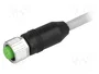 MURRELEKTRONIK Cable para sensores M12 hembra recto 8 pines 3m