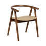 Silla Crema-Marrón Madera de Olmo 47 X 46 X 71 cm