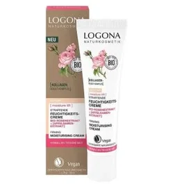 LOGONA - Crema Color Reafirmante con Rosa y Semillas de Manzana 30 ml Bio - Vegana, Certificada Natrue - Uniformiza y Reduce Arrugas