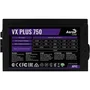 Aerocool Vx Plus 750W Atx Psu, 12C Silent Pwm Fan, Opp/Ovp/Uvp/Scp Protection, High Efficiency, 2X Pci-E 6+2Pin