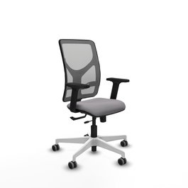 PIQUERAS Y CRESPO Silla de oficina Motilla Gris con mecanismo Sincro/Traslack