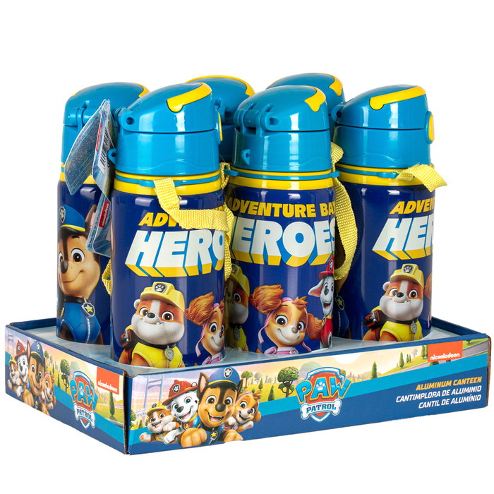 Kids Licensing Botella con Asa Paw Patrol 600 ml Patrulla Canina Aluminio Azul Kids Licensing Botella con Asa Paw Patrol 600 ml Patrulla Canina Aluminio Azul