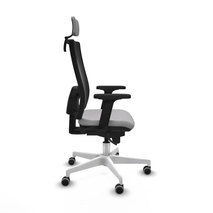 PIQUERAS Y CRESPO Silla de oficina Horna Gris claro con mecanismo Sincro PIQUERAS Y CRESPO Silla de oficina Horna Gris claro con mecanismo Sincro