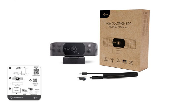 I-Tec SOLOMON 500 4K PDAF Webcam I-Tec SOLOMON 500 4K PDAF Webcam