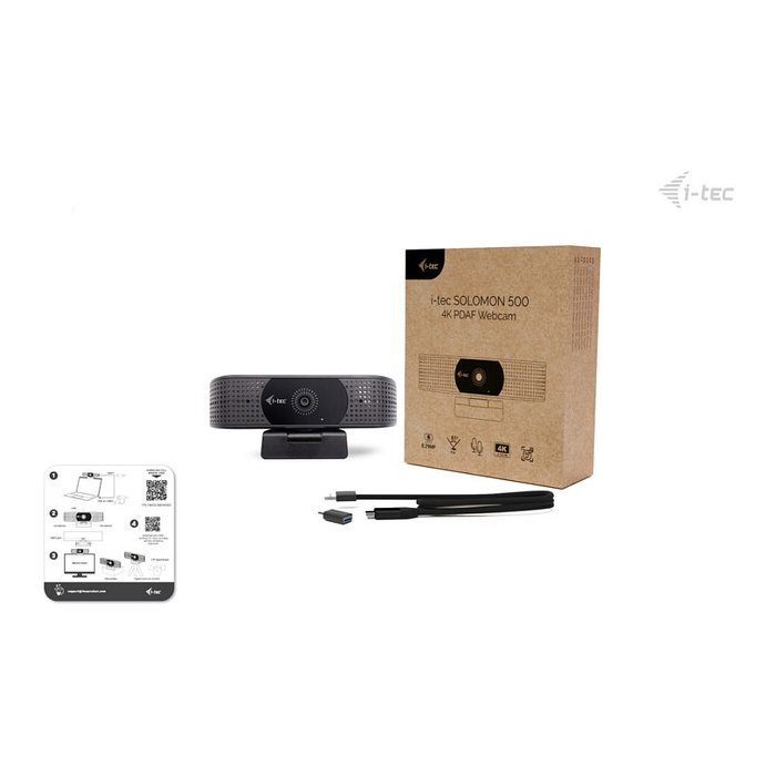I-Tec SOLOMON 500 4K PDAF Webcam I-Tec SOLOMON 500 4K PDAF Webcam