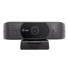 i-tec SOLOMON 500 Cámara Web 4K Ultra HD 8.29MP con Autofoco PDAF, Plug & Play USB, 2 Micrófonos, Negro - Ideal para Videoconferencias y Presentaciones