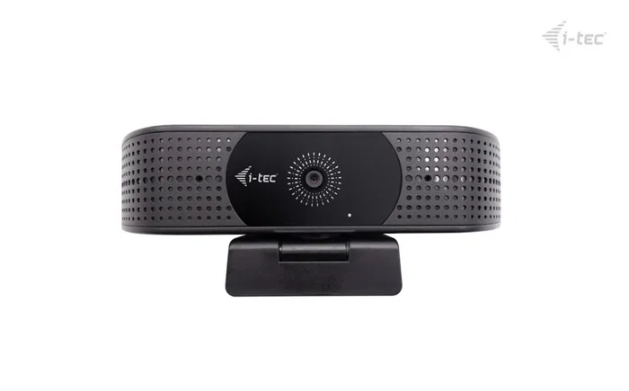 i-tec SOLOMON 500 Cámara Web 4K Ultra HD 8.29MP con Autofoco PDAF, Plug & Play USB, 2 Micrófonos, Negro - Ideal para Videoconferencias y Presentaciones