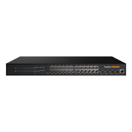 Yealink RCH240 - Switch Gestionado L2+ de 24 Puertos Gigabit PoE+ con 4 Ranuras SFP, 370W, Montaje en Rack