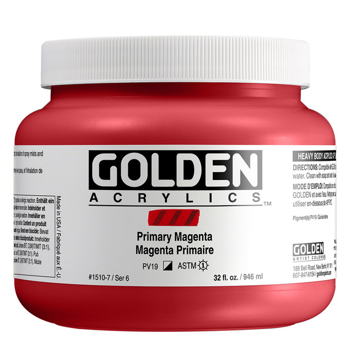 Golden Heavy Body Magenta Primario 946 ml Golden Heavy Body Magenta Primario 946 ml