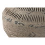 DKD Home Decor Jarrón Magnesia Metal Beige y Negro 30x30x47 cm