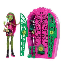 Mattel Muñeca Monster High Venus con Armario Incluye Ropa y Accesorios