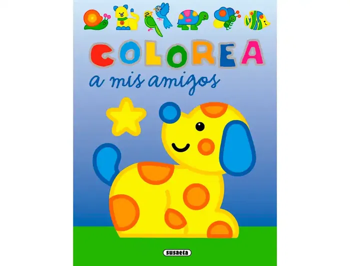 Susaeta Cuaderno para Colorear Mis Amigos 12 Páginas 20x27 cm