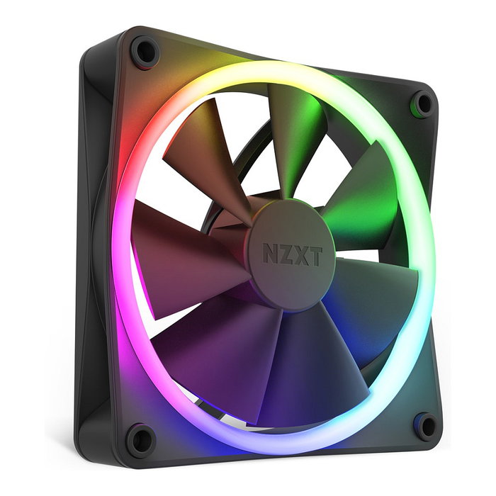 NZXT F120 RGB RF-R12SF-B1 Ventilador 120mm PC Negro RGB 500-1800 RPM 4 Pines