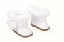 Muñecas Arias Set Botas Blancas con Pelo para Muñecos de 40 cm