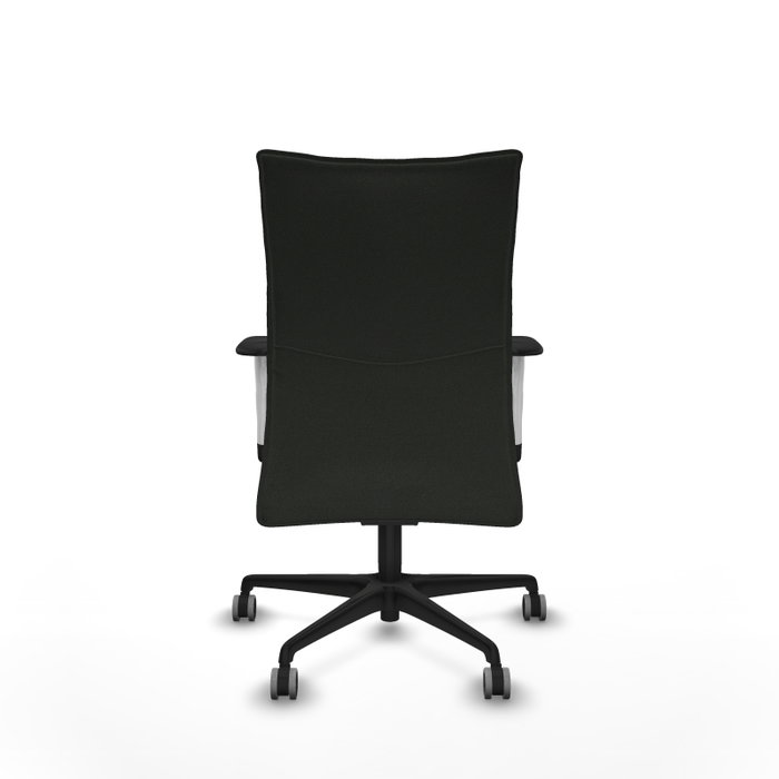 PIQUERAS Y CRESPO Silla Albacete Confidente con Mecanismo Sincro, Tela Negra