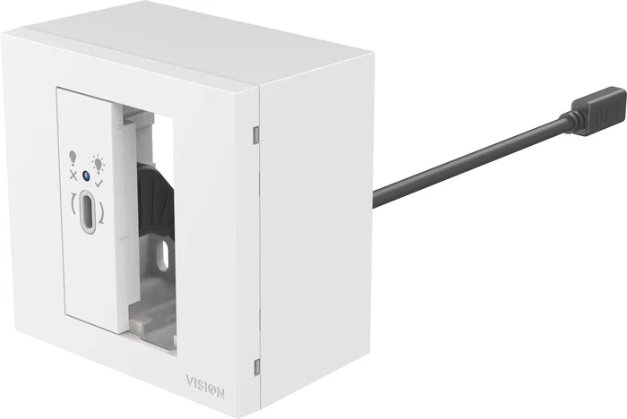 Vision Toma de Corriente con USB-C blanco TC3 USBCFF USB 3.2 Gen 1 (3.1 Gen 1) Cable 0.2 m