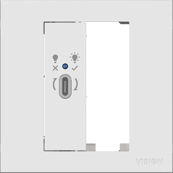 Vision Toma de Corriente con USB-C blanco TC3 USBCFF USB 3.2 Gen 1 (3.1 Gen 1) Cable 0.2 m