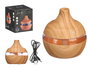 Acorde Humidificador Redondo Eléctrico Color Madera 11.5x11.5x11.5 cm (Set de 12)