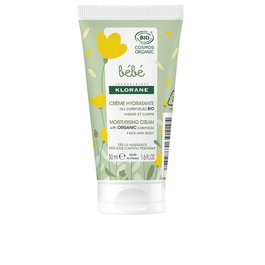 Klorane BÉBÉ BIO Crema Hidratante Calmante para Bebés con Caléndula, 99% Ingredientes Naturales, Certificada BIO, 50 ml
