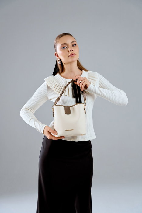 Vince Camuto Bolso Venice Beige Mink Piel de Polivinilo Vince Camuto Bolso Venice Beige Mink Piel de Polivinilo