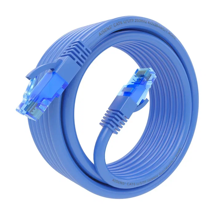 Aisens Cable de Red Cat.6 UTP AWG26 CCA 4m Azul RJ45