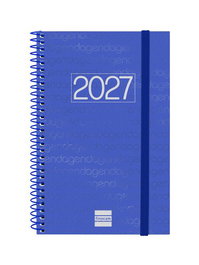 Finocam Agenda Anual 2027 Espiral Basic Year Azul