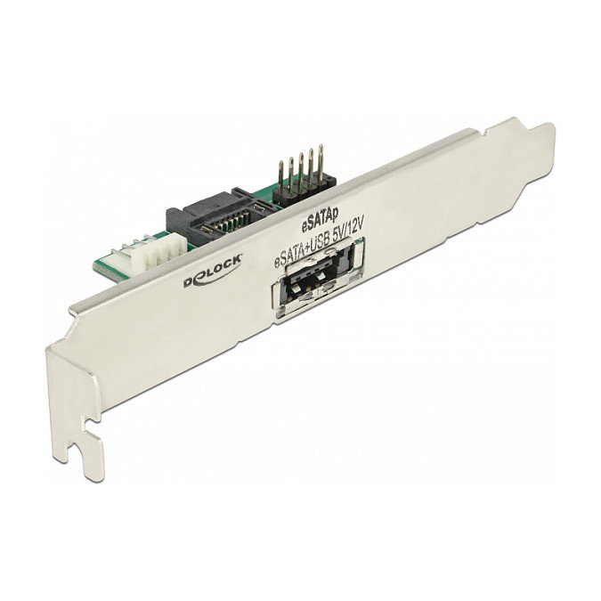 DeLOCK 63921 Adaptador de Bandeja SATA a eSATA y USB para 5 V / 12 V, Incluye Cables SATA y USB, para Slotblech Interno DeLOCK 63921 Adaptador de Bandeja SATA a eSATA y USB para 5 V / 12 V, Incluye Cables SATA y USB, para Slotblech Interno