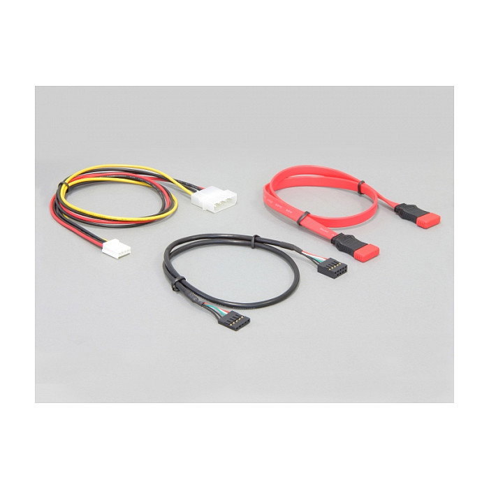 DeLOCK 63921 Adaptador de Bandeja SATA a eSATA y USB para 5 V / 12 V, Incluye Cables SATA y USB, para Slotblech Interno DeLOCK 63921 Adaptador de Bandeja SATA a eSATA y USB para 5 V / 12 V, Incluye Cables SATA y USB, para Slotblech Interno