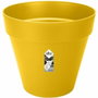 Elho ELH8711904494667 Maceta Redonda Loft Urban de Plástico con Ruedas Ø50 cm