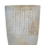 Ixia Macetero de Cemento Decoración 14 x 14 x 19,50 cm (Pack de 2)