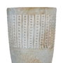 Macetero Cemento Decoración 14 X 14 X 19,50 cm (Set de 2)