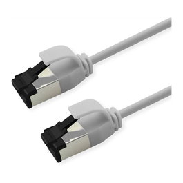 ROLINE Patchkabel Cat8.1 S/FTP Slim, PoE, Blanco, 5m