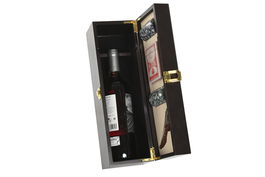 DKD Home Decor Vino Marron 11 x 14 x 36 cm Set de 4 Piezas