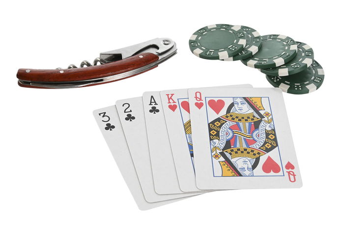 DKD Home Decor Vino Marron 11 x 14 x 36 cm Set de 4 Piezas