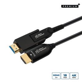 MicroConnect Cable HDMI de Fibra Óptica Premium Tipo A a Tipo D, 20m