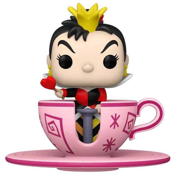 Funko Figura POP Walt Disney World 50th Queen of Hearts at Mad Tea Party Exclusive Edición Exclusiva