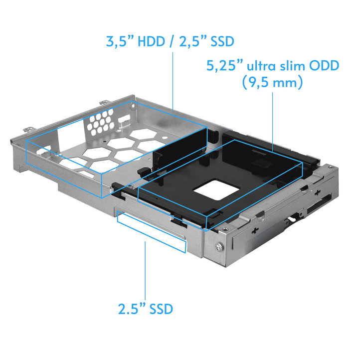 Chieftec BE-10B-300 Torre mATX 300W Negro Hogar / Oficina