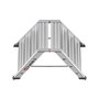 Hailo Master D100 Escalera de tijera doble 2 x 4 pasos