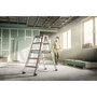 Hailo Master D100 Escalera de tijera doble 2 x 4 pasos