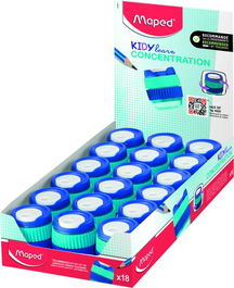 Afilalapiz Maped 1 Uso Kidy Learn Concentracion Con Deposito Expositor De 18