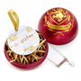 THE CARAT SHOP Colgante Gryffindor + Bola de Navidad Harry Potter con Cadena Ajustable 40cm y Bola 8.5cm
