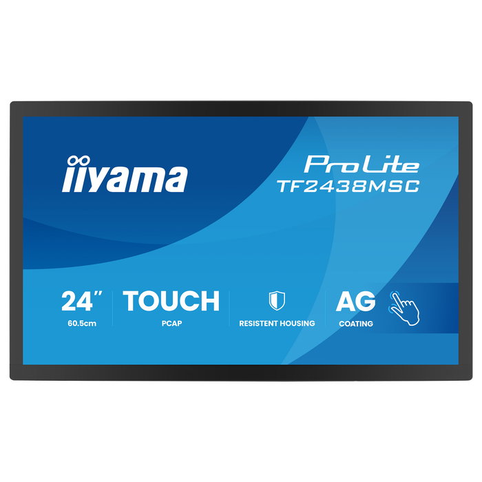 iiyama TF2438MSC-B2 Monitor Táctil IPS de 23.8 Pulgadas Full HD 1920x1080, Panel Capacitivo 10 Puntos, 525 cd/m2, Altavoces, VESA iiyama TF2438MSC-B2 Monitor Táctil IPS de 23.8 Pulgadas Full HD 1920x1080, Panel Capacitivo 10 Puntos, 525 cd/m2, Altavoces, VESA