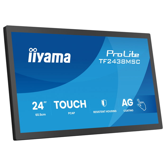 iiyama TF2438MSC-B2 Monitor Táctil IPS de 23.8 Pulgadas Full HD 1920x1080, Panel Capacitivo 10 Puntos, 525 cd/m2, Altavoces, VESA iiyama TF2438MSC-B2 Monitor Táctil IPS de 23.8 Pulgadas Full HD 1920x1080, Panel Capacitivo 10 Puntos, 525 cd/m2, Altavoces, VESA