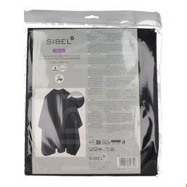 Sinelco Sibel Capa de Neopreno 145 x 155 cm P005717 para Peluquería - Protección Profesional para Cliente en Corte y Servicios Técnicos